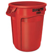Rubbermaid® Commercial Vented Round Brute Container, 32 gal, Plastic, Red OrdermeInc OrdermeInc