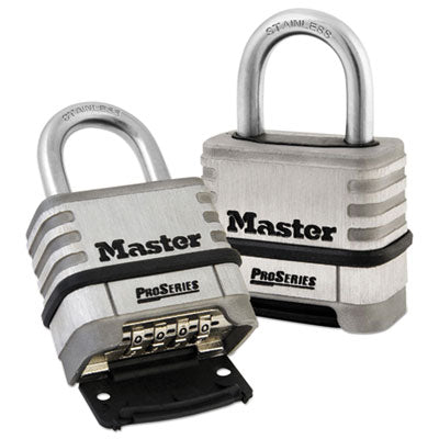 Master Lock® ProSeries Stainless Steel Easy-to-Set Combination Lock, Stainless Steel, 2.18" Wide OrdermeInc OrdermeInc