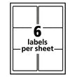 Repositionable Shipping Labels w/SureFeed, Laser, 3.33 x 4, White, 600/Box OrdermeInc OrdermeInc