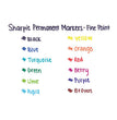 Sharpie® Retractable Permanent Marker, Fine Bullet Tip, Assorted Colors, 12/Set OrdermeInc OrdermeInc