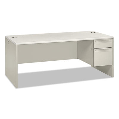 38000 Series Right Pedestal Desk, 72" x 36" x 30", Light Gray/Silver OrdermeInc OrdermeInc