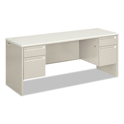 38000 Series Kneespace Credenza, 72w x 24d x 29.5h, Silver Mesh/Light Gray OrdermeInc OrdermeInc