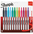 Sharpie® Retractable Permanent Marker, Fine Bullet Tip, Assorted Colors, 12/Set OrdermeInc OrdermeInc