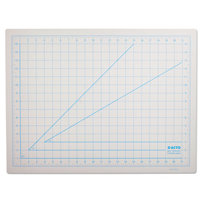 ELMER'S PRODUCTS, INC. Self-Healing Cutting Mat, Nonslip Bottom, 1" Grid, 18 x 24, Gray - OrdermeInc