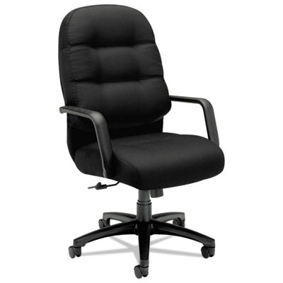 Pillow-Soft 2090 Series Executive High-Back Swivel/Tilt Chair, Supports Up to 300 lb, 17" to 21" Seat Height, Black OrdermeInc OrdermeInc