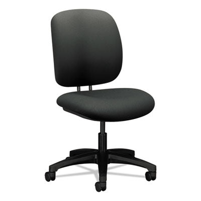 ComforTask Task Swivel Chair, Supports Up to 300 lb, 15" to 20" Seat Height, Iron Ore Seat/Back, Black Base OrdermeInc OrdermeInc