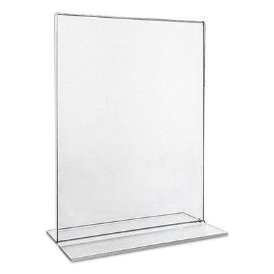 Clear 2-Sided T-Style Freestanding Frame, 8.5 x 11, 2/Pack OrdermeInc OrdermeInc