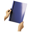 Durable® DuraClip Report Cover, Clip Fastener, 8.5 x 11 , Clear/Red, 25/Box OrdermeInc OrdermeInc