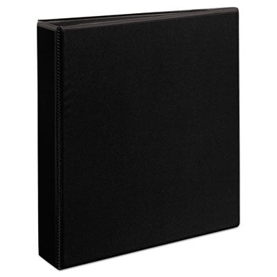Heavy-Duty Non Stick View Binder with DuraHinge and Slant Rings, 3 Rings, 1.5" Capacity, 11 x 8.5, Black, (5400) - OrdermeInc