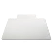 Occasional Use Studded Chair Mat for Flat Pile Carpet, 36 x 48, Lipped, Clear - OrdermeInc