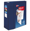 AVERY PRODUCTS CORPORATION Heavy-Duty View Binder with DuraHinge and Locking One Touch EZD Rings, 3 Rings, 5" Capacity, 11 x 8.5, Navy Blue