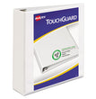 TouchGuard Protection Heavy-Duty View Binders with Slant Rings, 3 Rings, 2" Capacity, 11 x 8.5, White OrdermeInc OrdermeInc