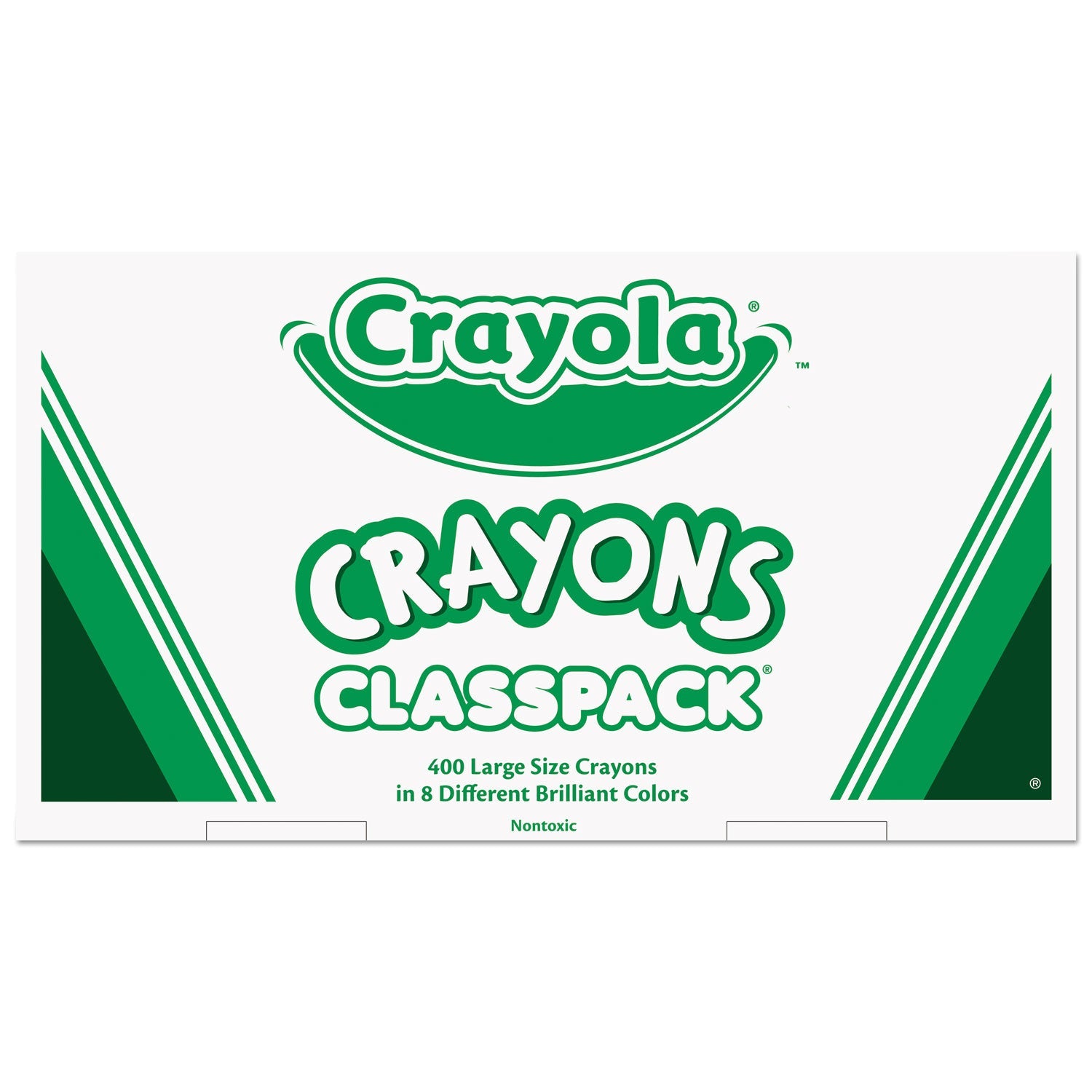 BINNEY & SMITH / CRAYOLA Classpack Large Size Crayons, 50 Each of 8 Colors, 400/Box - OrdermeInc