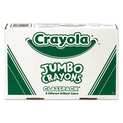 Crayola® Jumbo Classpack Crayons, 25 Each of 8 Colors, 200/Set OrdermeInc OrdermeInc