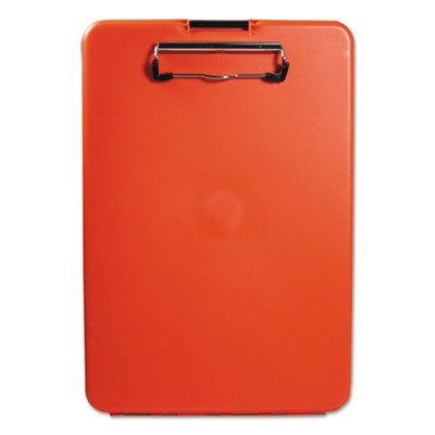 Saunders SlimMate Storage Clipboard, 0.5" Clip Capacity, Holds 8.5 x 11 Sheets, Red - OrdermeInc