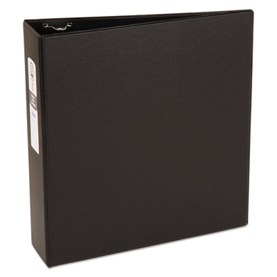 Economy Non-View Binder with Round Rings, 3 Rings, 3" Capacity, 11 x 8.5, Black, (3602) - OrdermeInc