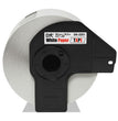 BROTHER INTL. CORP. Continuous Paper Label Tape, 2.4" x 50 ft, Black/White