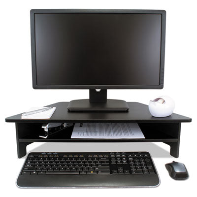 DC050 High Rise Collection Monitor Stand, 27" x 11.5" x 6.5" to 7.5", Black, Supports 40 lbs OrdermeInc OrdermeInc