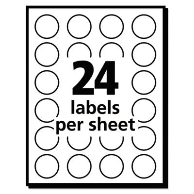 Printable Self-Adhesive Removable Color-Coding Labels, 0.75" dia, Light Blue, 24/Sheet, 42 Sheets/Pack, (5461) OrdermeInc OrdermeInc