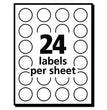 Printable Self-Adhesive Removable Color-Coding Labels, 0.75" dia, Neon Orange, 24/Sheet, 42 Sheets/Pack, (5471) OrdermeInc OrdermeInc