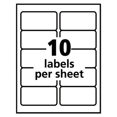 Repositionable Address Labels w/Sure Feed, Inkjet/Laser, 2 x 4, White, 250/Box OrdermeInc OrdermeInc