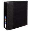 Heavy-Duty Non-View Binder with DuraHinge, Locking One Touch EZD Rings and Thumb Notch, 3 Rings, 5" Capacity, 11 x 8.5, Black OrdermeInc OrdermeInc