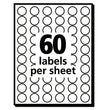 Handwrite Only Self-Adhesive Removable Round Color-Coding Labels, 0.5" dia, Neon Green, 60/Sheet, 14 Sheets/Pack, (5052) - OrdermeInc