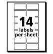 Removable Multi-Use Labels, Inkjet/Laser Printers, 0.75 x 1.5, White, 14/Sheet, 36 Sheets/Pack, (5430) - OrdermeInc