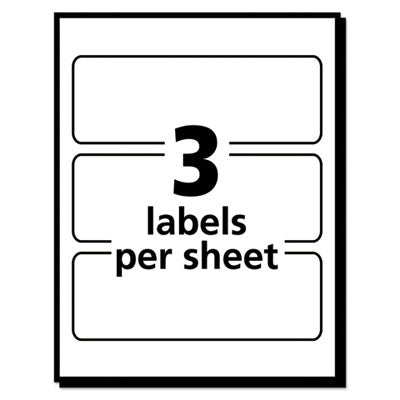 Removable Multi-Use Labels, Inkjet/Laser Printers, 1.5 x 3, White, 3/Sheet, 50 Sheets/Pack, (5440) OrdermeInc OrdermeInc