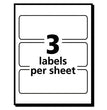 Removable Multi-Use Labels, Inkjet/Laser Printers, 1.5 x 4, White, 3/Sheet, 50 Sheets/Pack, (5452) OrdermeInc OrdermeInc