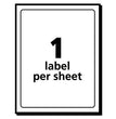 Removable Multi-Use Labels, Inkjet/Laser Printers, 4 x 6, White, 40/Pack, (5454) OrdermeInc OrdermeInc