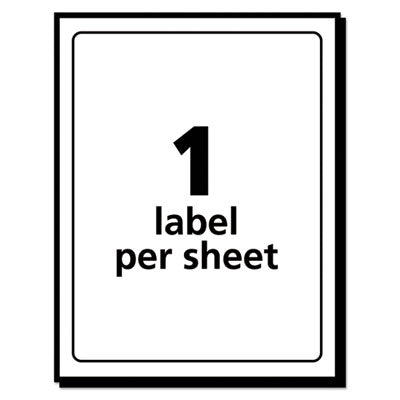 Removable Multi-Use Labels, Inkjet/Laser Printers, 4 x 6, White, 40/Pack, (5454) OrdermeInc OrdermeInc