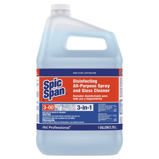 Disinfecting All-Purpose Spray and Glass Cleaner, Fresh Scent, 1 gal Bottle - OrderMe