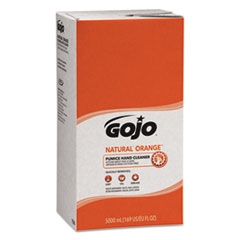 GO-JO INDUSTRIES NATURAL ORANGE Pumice Hand Cleaner Refill, Citrus Scent, 5,000 mL, 2/Carton - OrdermeInc
