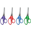 Kids' Scissors, Rounded Tip, 5" Long, 1.75" Cut Length, Assorted Straight Handles, 12/Pack OrdermeInc OrdermeInc