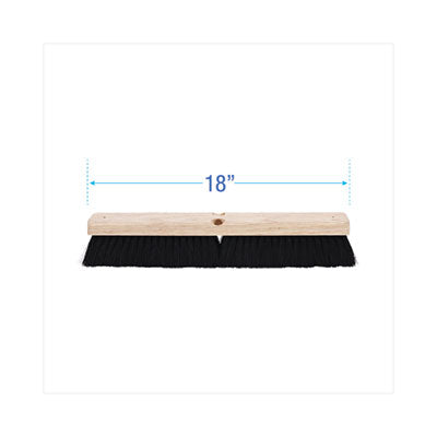 Boardwalk® Floor Brush Head, 2.5" Black Tampico Fiber Bristles, 18" Brush OrdermeInc OrdermeInc