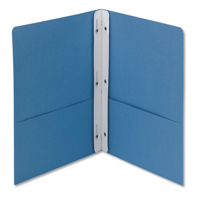 Smead™ 2-Pocket Folder with Tang Fastener, 0.5" Capacity, 11 x 8.5, Blue, 25/Box OrdermeInc OrdermeInc