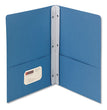 Smead™ 2-Pocket Folder with Tang Fastener, 0.5" Capacity, 11 x 8.5, Blue, 25/Box OrdermeInc OrdermeInc