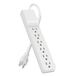Home/Office Surge Protector, 6 AC Outlets, 10 ft Cord, 720 J, White OrdermeInc OrdermeInc