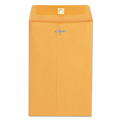 Universal® Kraft Clasp Envelope, #55, Square Flap, Clasp/Gummed Closure, 6 x 9, Brown Kraft, 100/Box OrdermeInc OrdermeInc