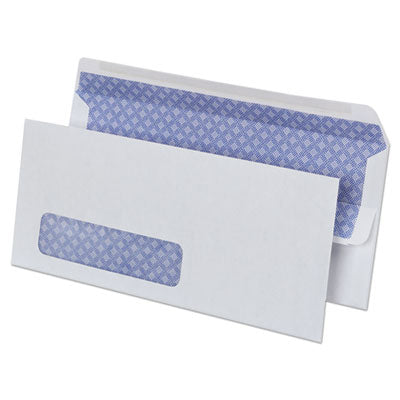 Self-Seal Security Tint Business Envelope, Address Window, #10, Square Flap, Self-Adhesive Closure, 4.13 x 9.5, White, 500/BX OrdermeInc OrdermeInc