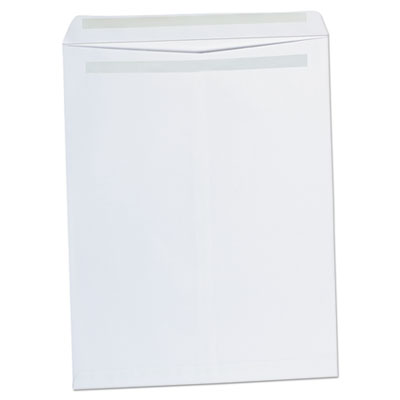 Universal® Self-Stick Open End Catalog Envelope, #15 1/2, Square Flap, Self-Adhesive Closure, 12 x 15.5, White, 100/Box OrdermeInc OrdermeInc