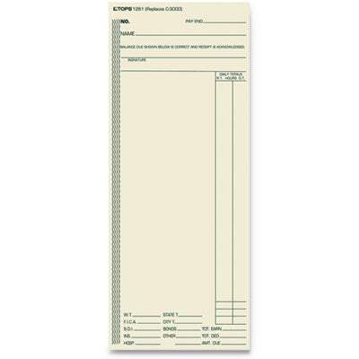 Time Clock Cards, Replacement for ATR206/C3000/M-154, One Side, 3.38 x 8.25, 500/Box OrdermeInc OrdermeInc