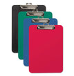 Unbreakable Recycled Clipboard, 0.5" Clip Capacity, Holds 8.5 x 11 Sheets, Black OrdermeInc OrdermeInc