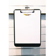 Unbreakable Recycled Clipboard, 0.5" Clip Capacity, Holds 8.5 x 11 Sheets, Black OrdermeInc OrdermeInc