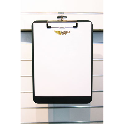 Unbreakable Recycled Clipboard, 0.5" Clip Capacity, Holds 8.5 x 11 Sheets, Black OrdermeInc OrdermeInc