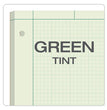 Engineering Computation Pads, Cross-Section Quad Rule (5 sq/in, 1 sq/in), Black/Green Cover, 100 Green-Tint 8.5 x 11 Sheets OrdermeInc OrdermeInc