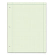 Engineering Computation Pads, Cross-Section Quad Rule (5 sq/in, 1 sq/in), Black/Green Cover, 100 Green-Tint 8.5 x 11 Sheets OrdermeInc OrdermeInc