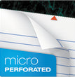 Docket Ruled Perforated Pads, Wide/Legal Rule, 50 White 8.5 x 14 Sheets, 12/Pack OrdermeInc OrdermeInc