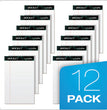 Docket Ruled Perforated Pads, Wide/Legal Rule, 50 White 8.5 x 14 Sheets, 12/Pack OrdermeInc OrdermeInc